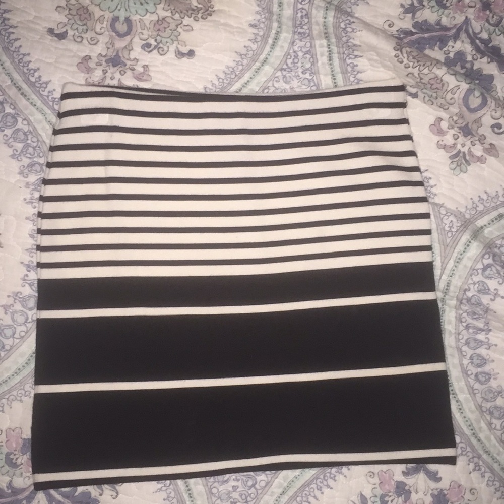 Black and white skirt